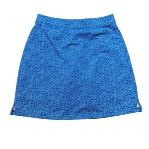 Peter‎ Millar Skort Womens Blue White Herringbone Golf Tennis Active SIZE XS